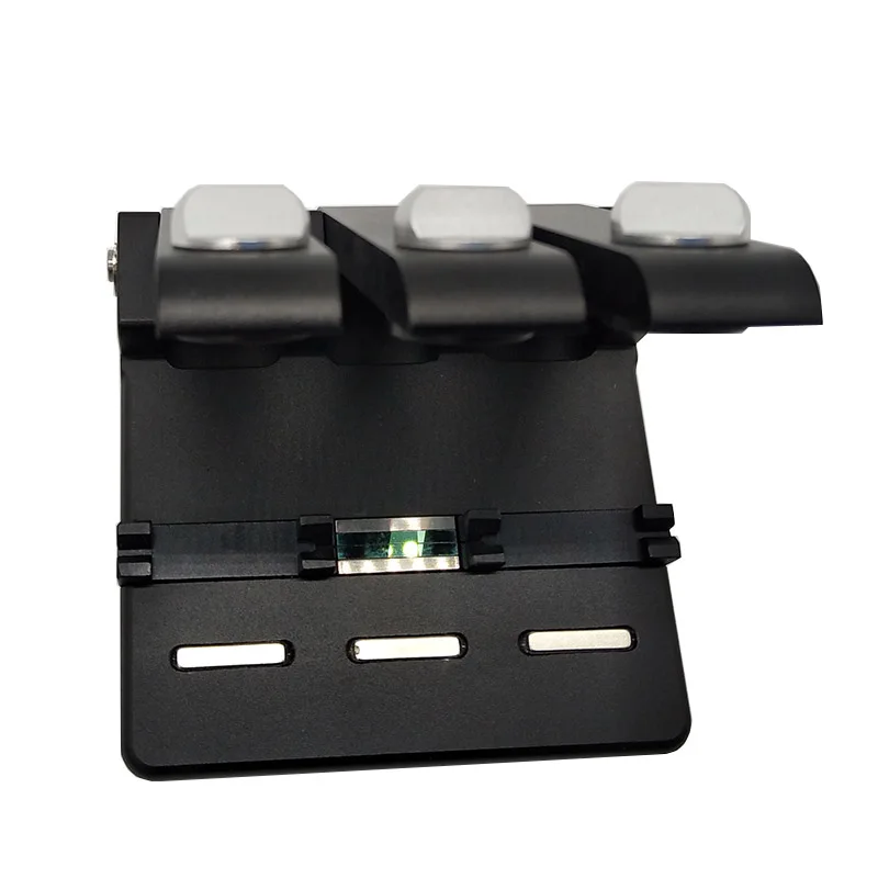 KL-51 fiber V-groove leather line fiber optic cable coupler bare fiber connection test aligner docking PLC