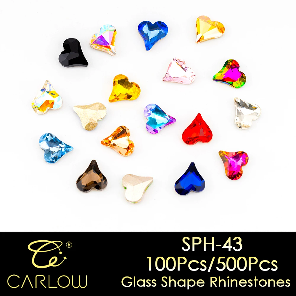 CARLOW разноцветные супер качество стекло 3D фотообои AAAAA золотые Стразы для ногтей