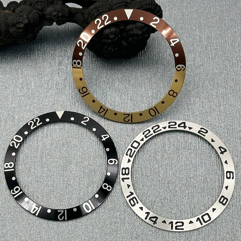 Фото 38 × 30,6 мм изогнутый алюминиевый безель для часов SKX007, внутреннее кольцо корпуса, подходит для часов SKX007, SKX009, SRPD, GMT и SUB, а также для часов серии Seamaster 300. №4