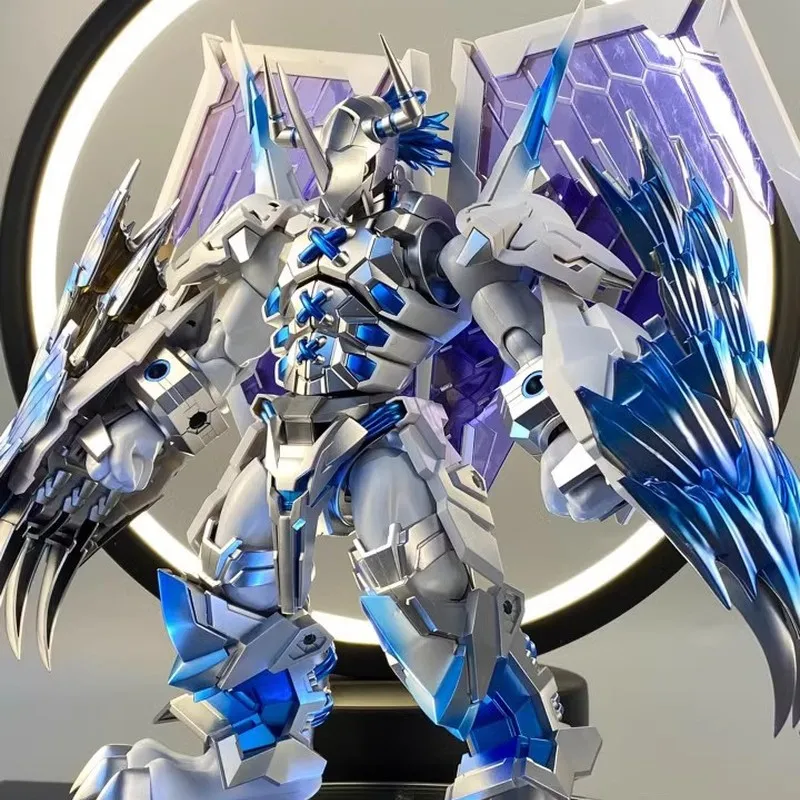 Фото Коллекционная фигурка-конструктор Bandai FRS Digimon: Варгреймон, Кайзер Галлантмон, Омегамон, Метал Гарурумон №2