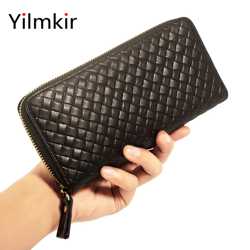 

Lightweight Portable Simple Solid Color Retro Men's Multi function Credit Card Holder Coin Purse Classic Simple Long Wild Wallet