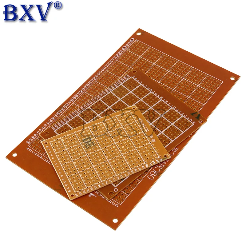 5PCS Universal PCB Board 5X7 7x9 9X15 Diy Prototype Paper Printed Circuit Board Panel Single Side Electronic Soldering Board