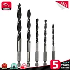 5 шт. 14 4568 10 мм шестиугольная ручка три острых деревообработки набор сверл деревообрабатывающее отверстие Reaming электроинструмент