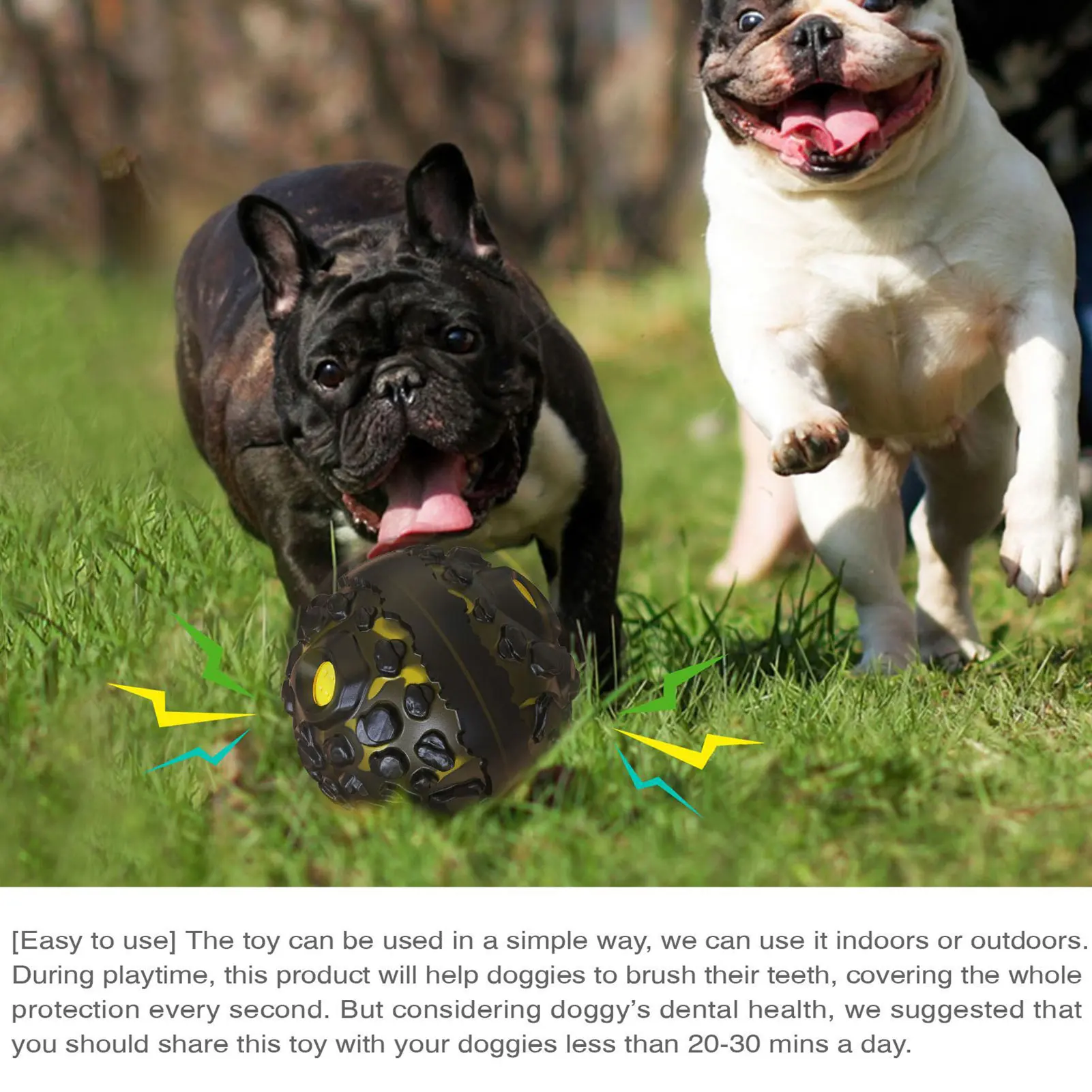 

Dog Chew ToyDurable Dog Chew Toys For Aggressive Chewers Squeaky Dog Teeth Cleaning Toy Molar Toys Indestructible Dog Chewing