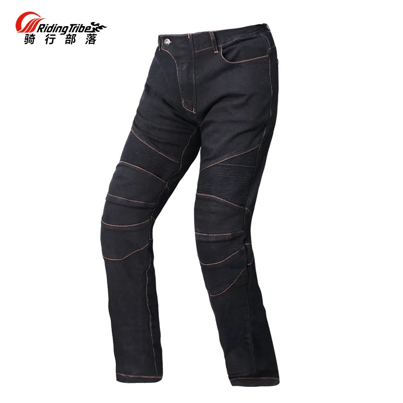 

Classic Moto Pants Motorcycle Jeans Drop Resistance Slim Denim Cycling Racing Pantalon Motocross Off-road Hockey With Protector