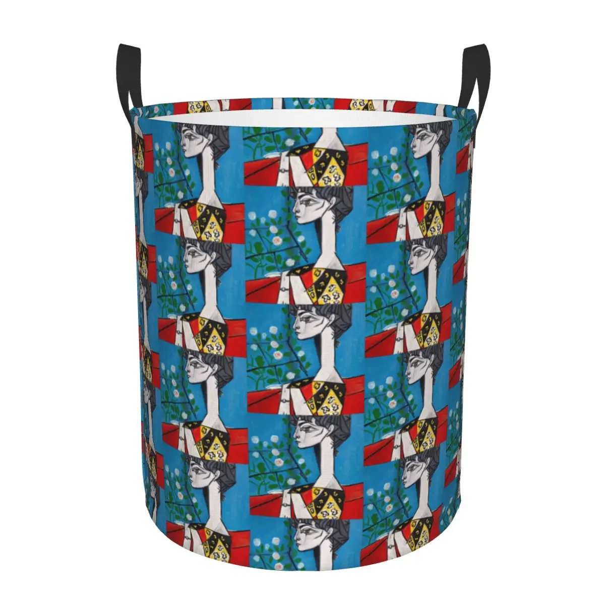 Корзина для белья с цветами детей