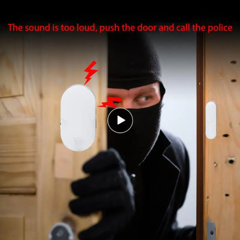 

Smart Door Sensor Anti-theft Multi-functional Door Window Wireless Burglar Alarm 1 Pcs Abs Door Open Closed Detectors 130db
