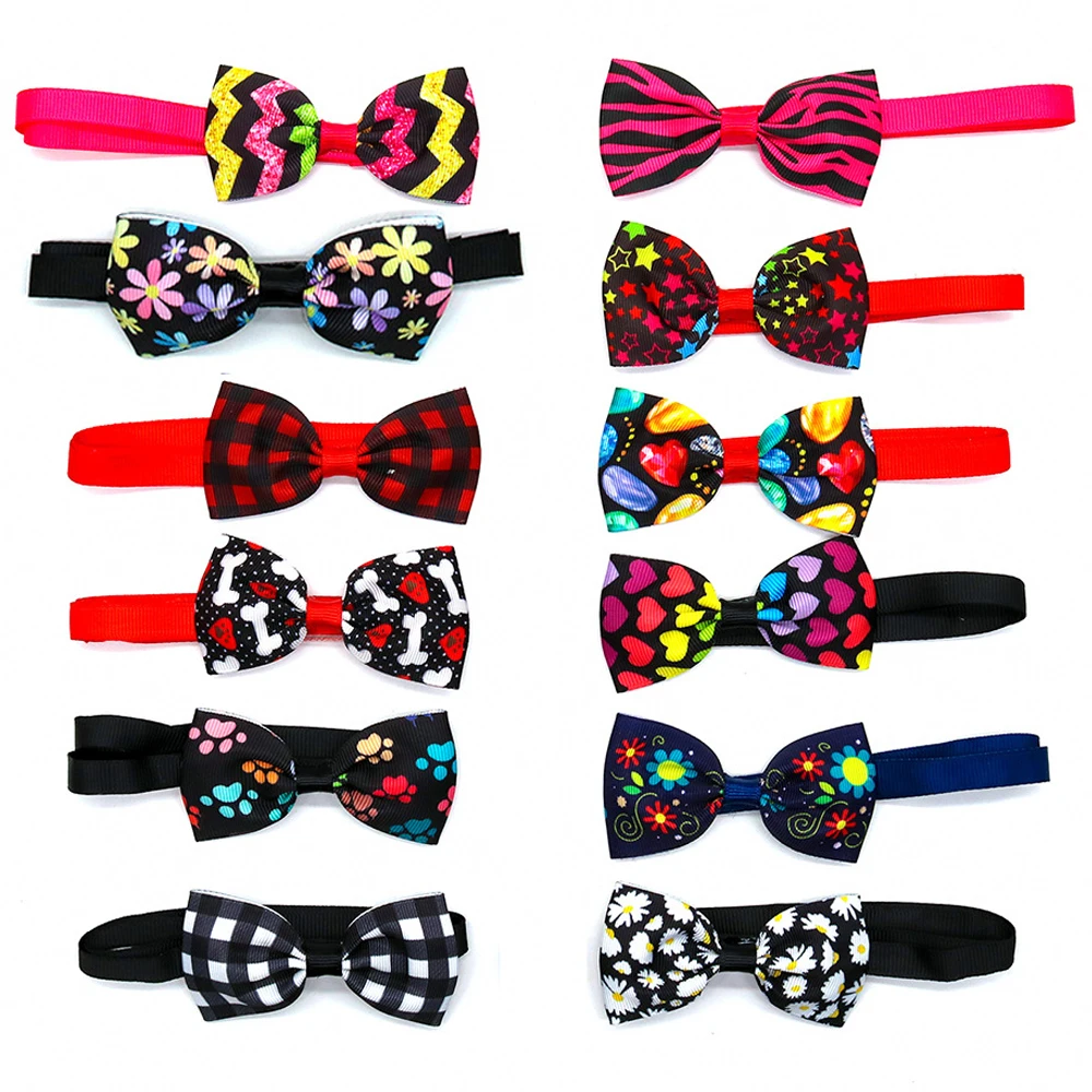 12 шт. галстук-бабочка для собак и кошек