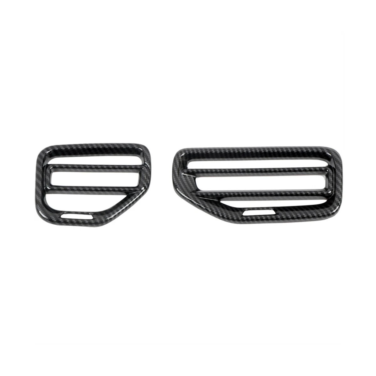 

Car Carbon Fiber Dashboard Side Air Vent Housing Outlet Frame Cover Trim for Dodge Durango 2021-2022