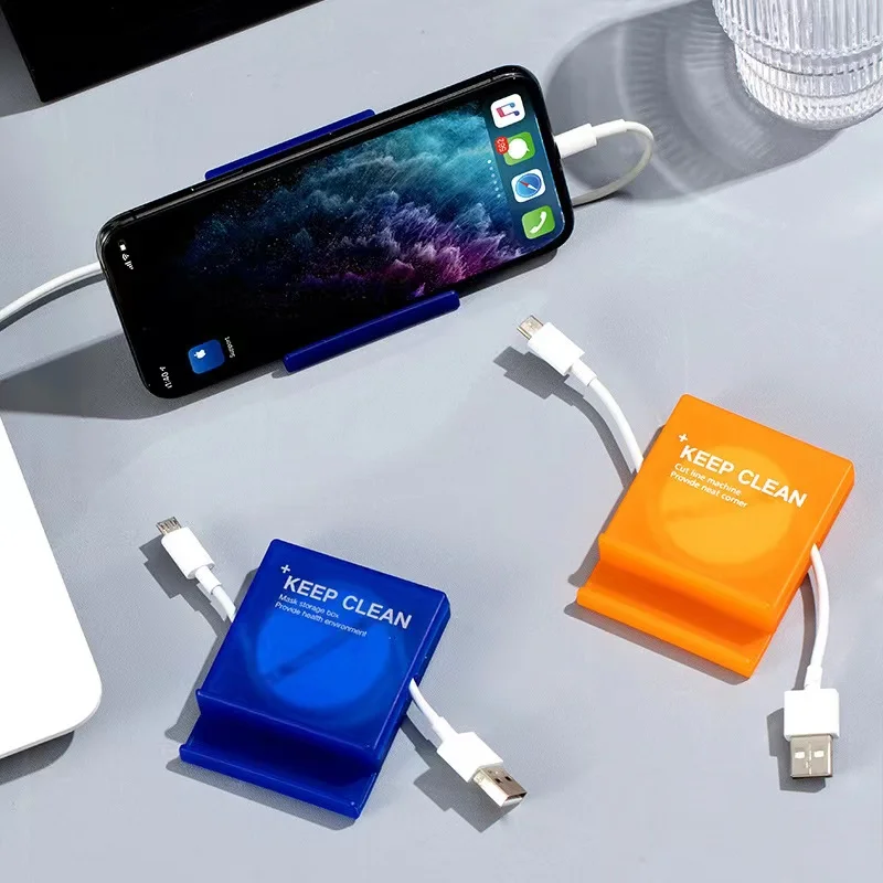 

2 шт., портативная коробка для хранения кабеля