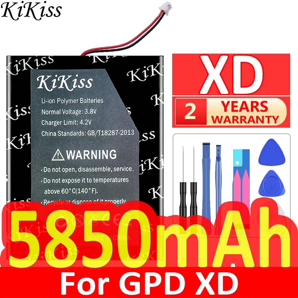 

Мощная батарея KiKiss для батарей GPD XD 5850 мАч + Бесплатные инструменты