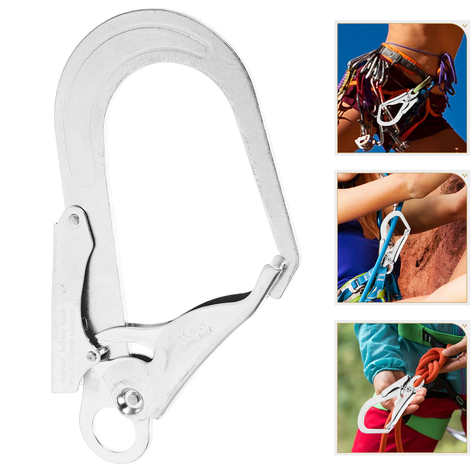 

Self-Locking Big Hook Rope Quick Link Connectors Rope Quick Link Connectors Links Carabiner