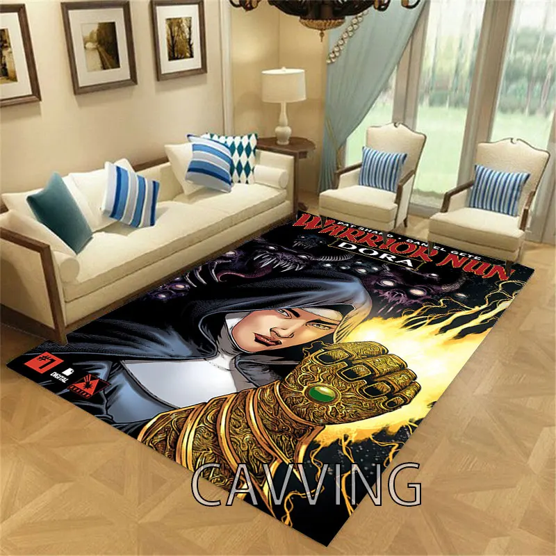 

Коврики в стиле аниме «воин» с 3D рисунком, противоскользящие большие коврики, домашний декор для гостиной, спальни, коврики H01