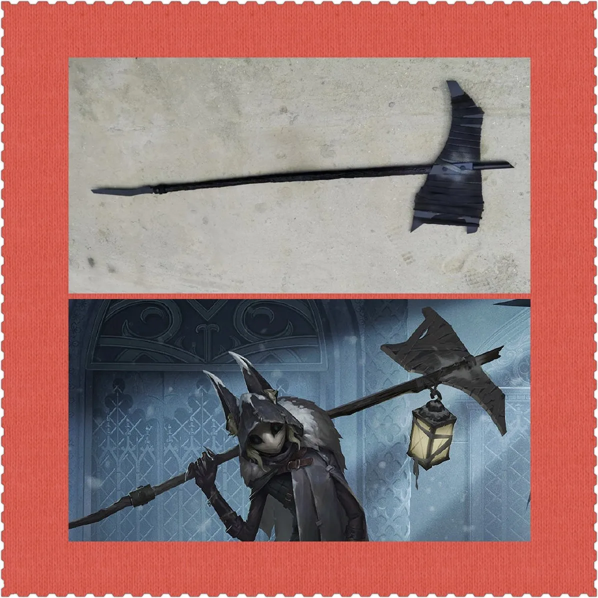 

Ithaqua серп Личность V косплей реквизит оружие Хэллоуин Карнавал на заказ ручная работа реквизит