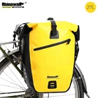 Водонепроницаемая велосипедная сумка Rhinowalk, 25 л, сумка для горного велосипеда, дорожная велосипедная задняя стойка, велосипедная сумка, кожаная велосипедная сумка, сумка для велосипеда