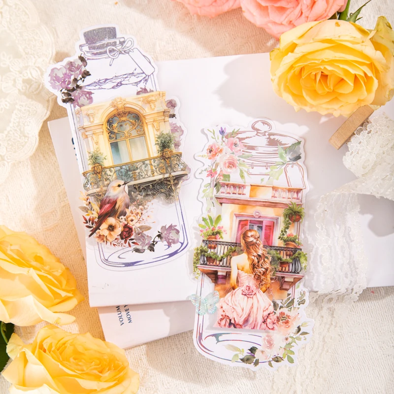 Винтажные стикеры для садовых домиков 10 листов