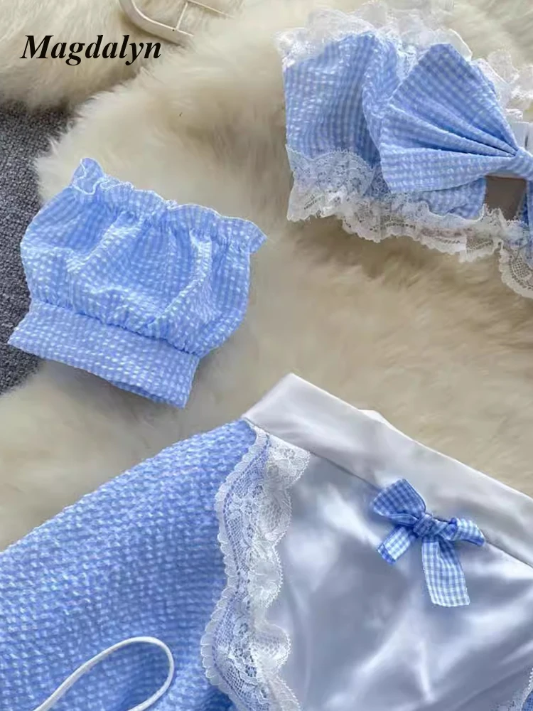 Magdalyn женский костюм горячее сексуальное женское белье милый комплект с юбкой