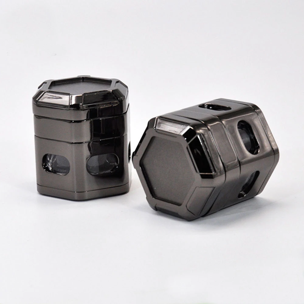 Шестигранная измельчитель для сорняков 5 слоев цинковый сплав 60 мм/2 36 дюйма | Дом