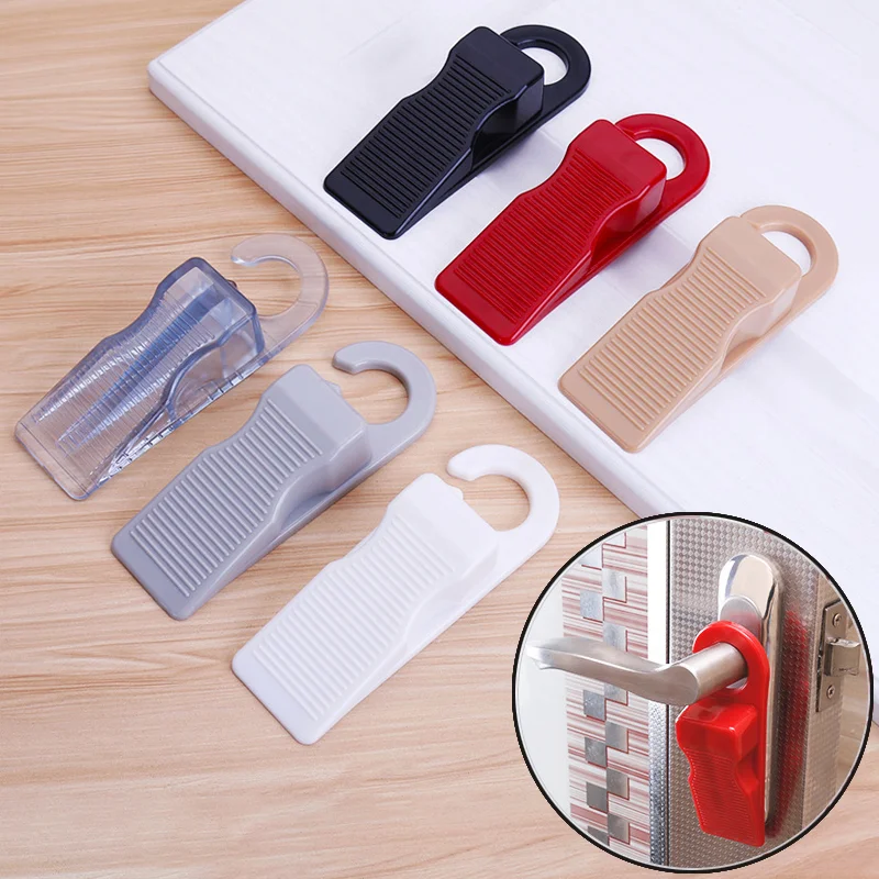 

Door Stopper for Door Silicone Protective Block Wedge Doorstops Adhesive Silicone Stop Home Universal Door Anti-collision Stop