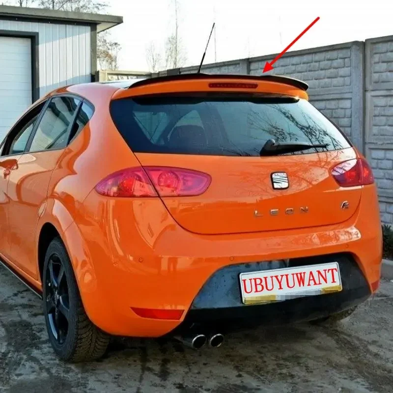 klapa SPOILER FOR SEAT LEON FR SPORTSTOURER MK3 (2012-2016) задний багажник на крышу накладка крыло внешний