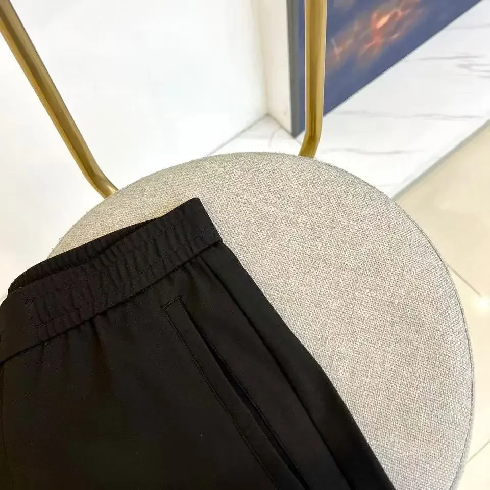 Фото Kiton, итальянские летние новые мужские повседневные брюки из хлопка и льна, однотонные простые прямые брюки со старыми деньгами, прилив №4