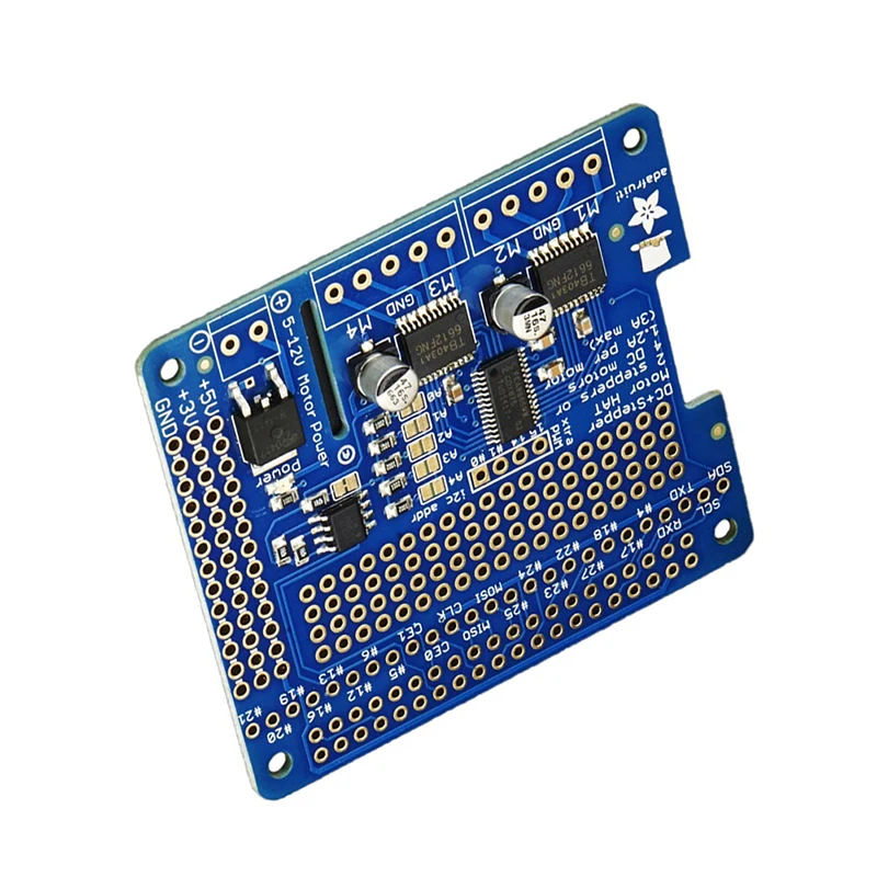 Суперраспродажа: Adafruit DC- и шаговый двигательмодуль Stepper Motor HAT для Raspberry Pi, 2348 (art.: 3920dc8efff23) - 3920dc8efff23