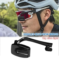 bike bicycle cycling riding glasses rear view mirror view mount rearview adjustment helmet 360 eyeglass rear b8o9