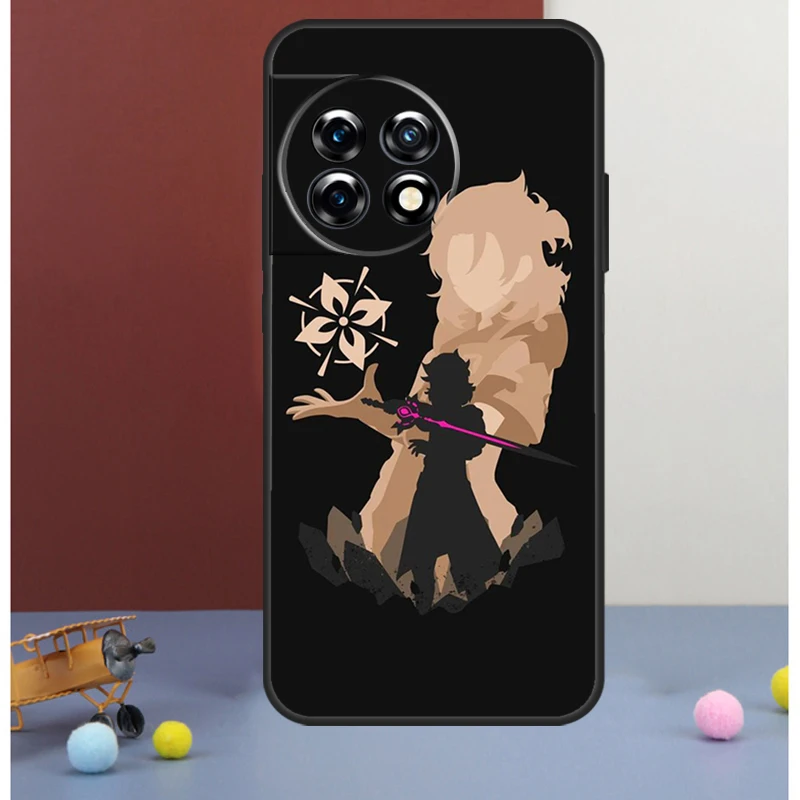 Чехол Genshin Impact Game Cover для OnePlus Nord 4 CE 2 3 Lite N20 N30 9 10 Pro 8T 9RT 10T 11 12 13 R