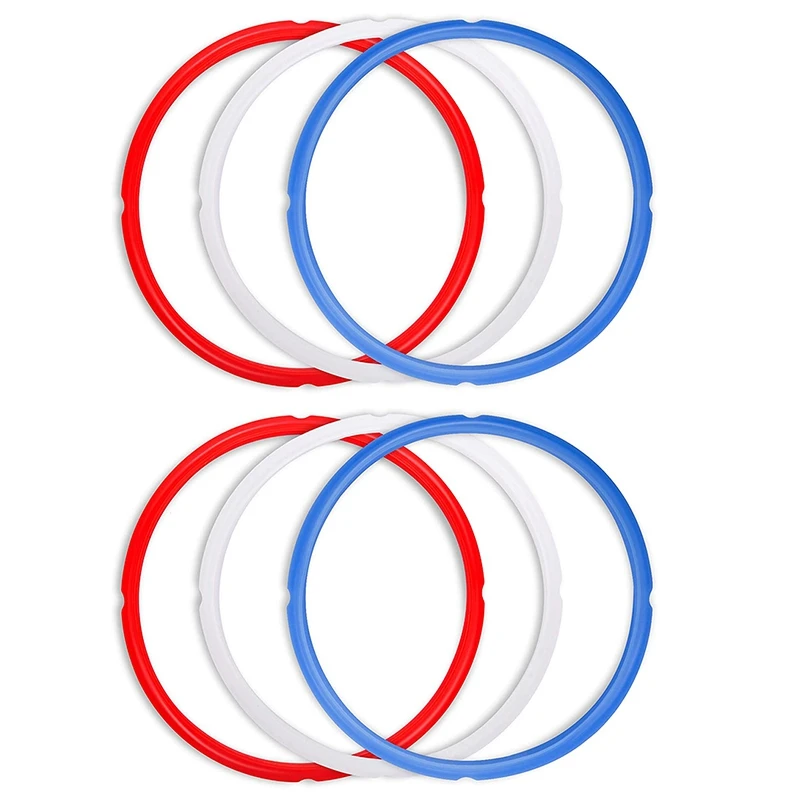 6 шт. уплотнительных колец для кастрюль аксессуары моделей 8Qt сменные силиконовые