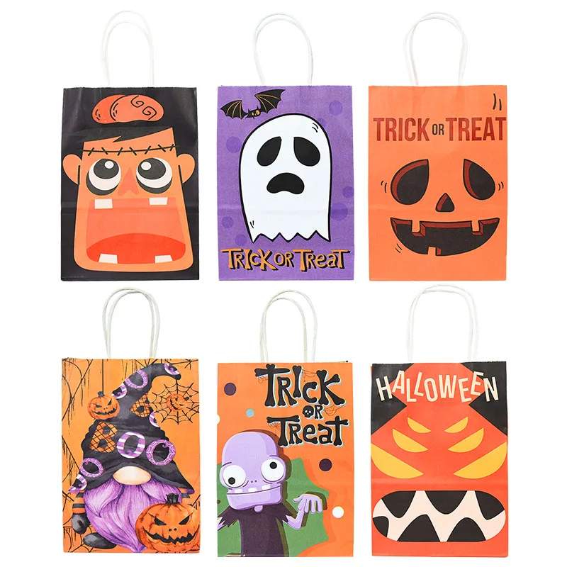 

6 шт., мешочек для конфет на Хэллоуин