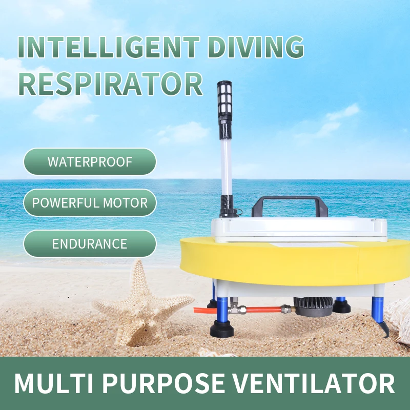 Electric Scuba Diving Rebreather Tankless System  4-6 Hours Underwater 12m Portable Rechargeable Tank Waterproof Air Compressor