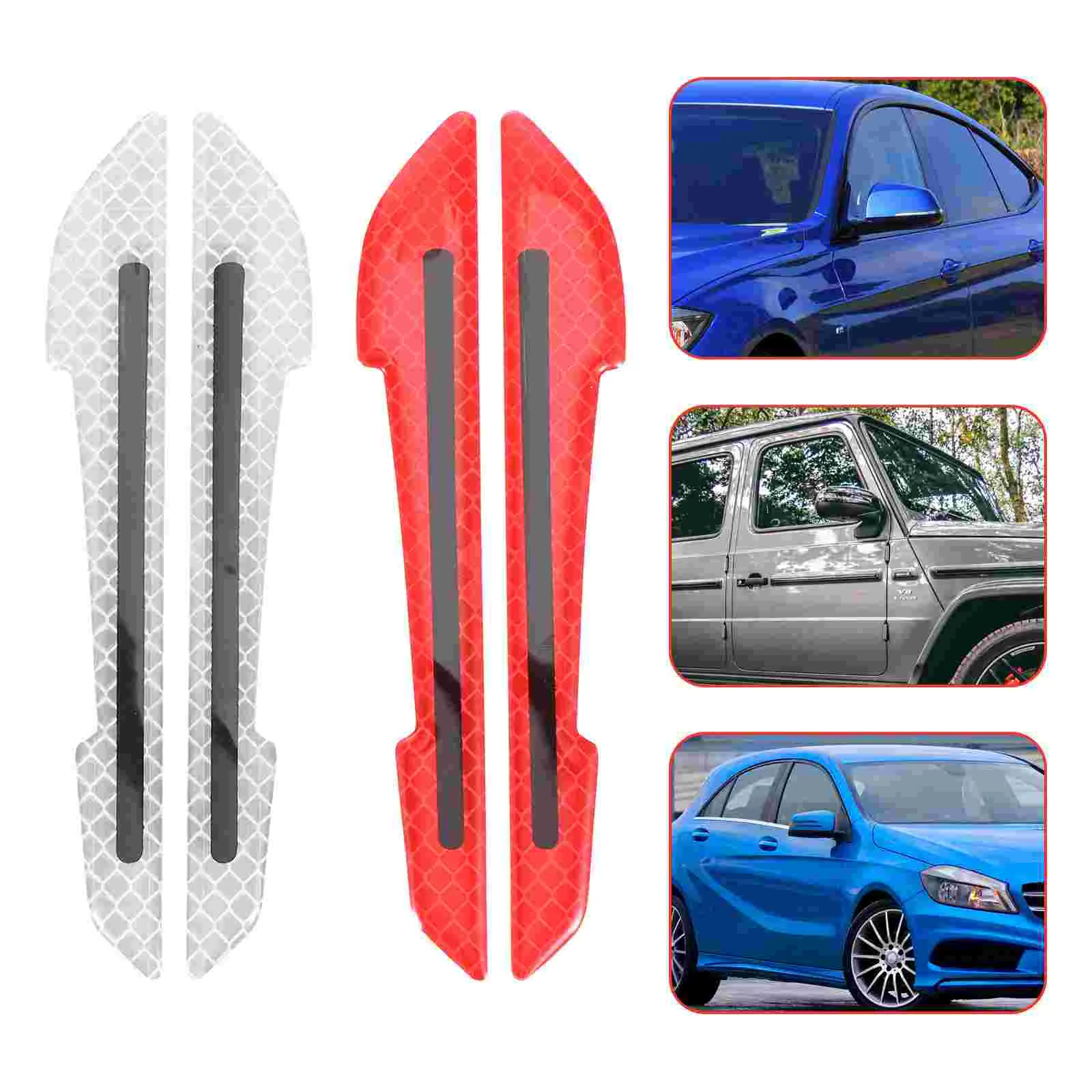 

Reflective Sticker Bumper Stickers Car Side Reflectorrearview Auto Vehicle Trucks Rear Tape Rim Open Door Decals Mirrors