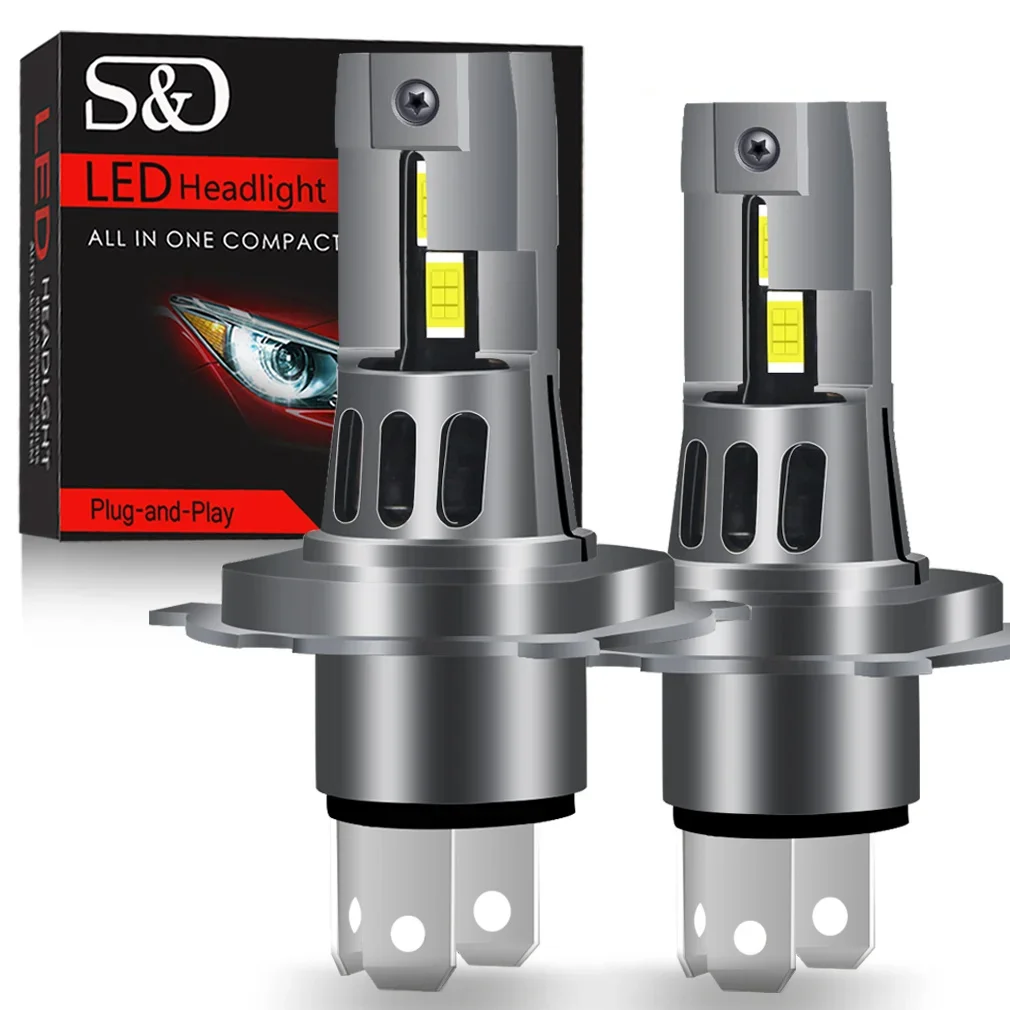 

Лампы для фар головного света, 6500 лм, H4, Canbus, дальний и ближний свет