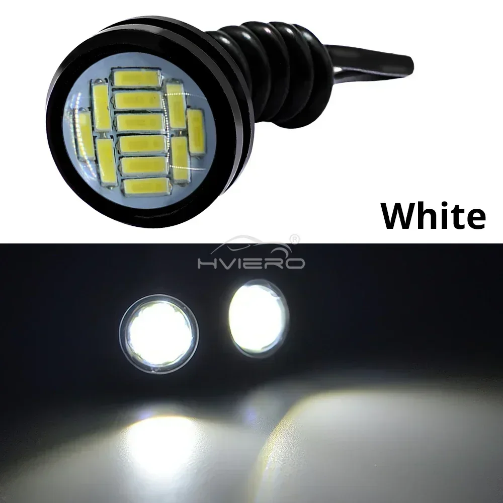 

10 шт. 12SMD дневные ходовые огни указатель поворота обратный авто освещение белый желтый орл лампы глаза автомобили мотоциклетные светодиоды освещение