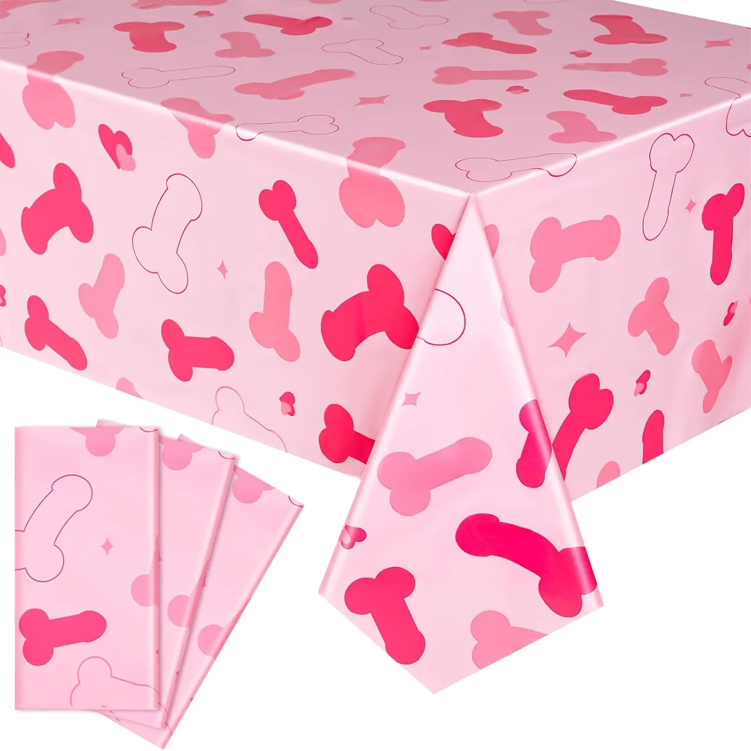 

Розовая водонепроницаемая скатерть из ПВХ