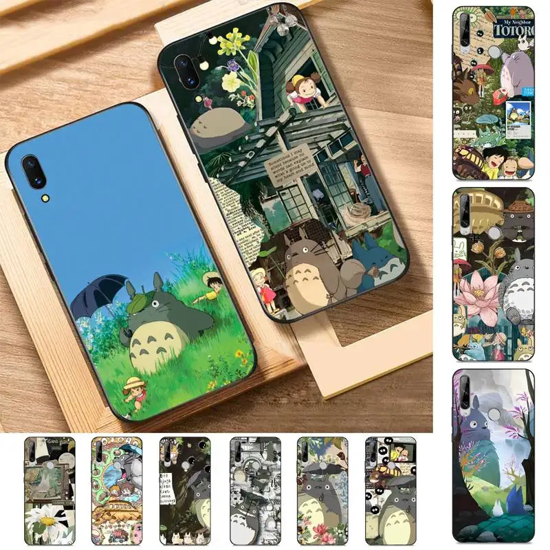 

Totoro Phone Case For Huawei Y9 6 7 5 Prime Enjoy 7s 7 8 plus 7a 9e 9plus 8E Lite Psmart Shell
