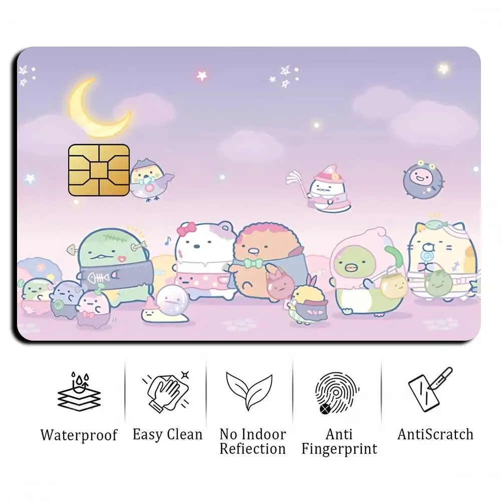 Фото Наклейки-стикеры S-Sumikkogurashi Corner-Shy Mascot для банковских карт, защитная водонепроницаемая пленка-наклейка, подарок №5
