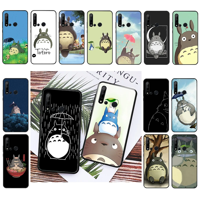 

Cute Totoro Anime Phone Case For Huawei P50 Pro P30 P40 Lite P40Pro P20 lite P10 Plus Mate 20 Pro Mate20 X