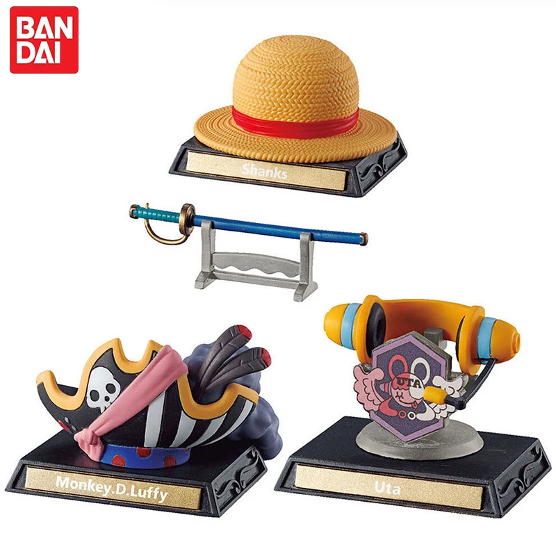 

In Stock Original BANDAI GASHAPON ONE PIECE Uta Shanks Luffy Character Items PVC Anime Figure Action Figures Model Toys