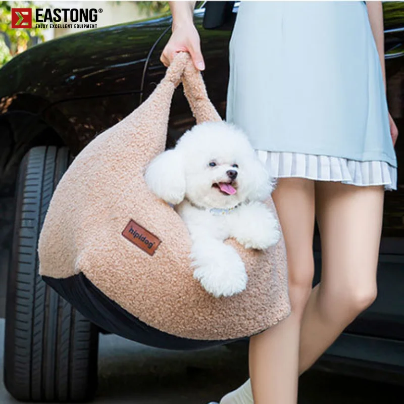 Warm Cat Dog Bed Travel Car Safety Pet Seat Transport Dog Carrier Protector Removable Puppy Kitten Sofa Plush Cushion Beds images - 6