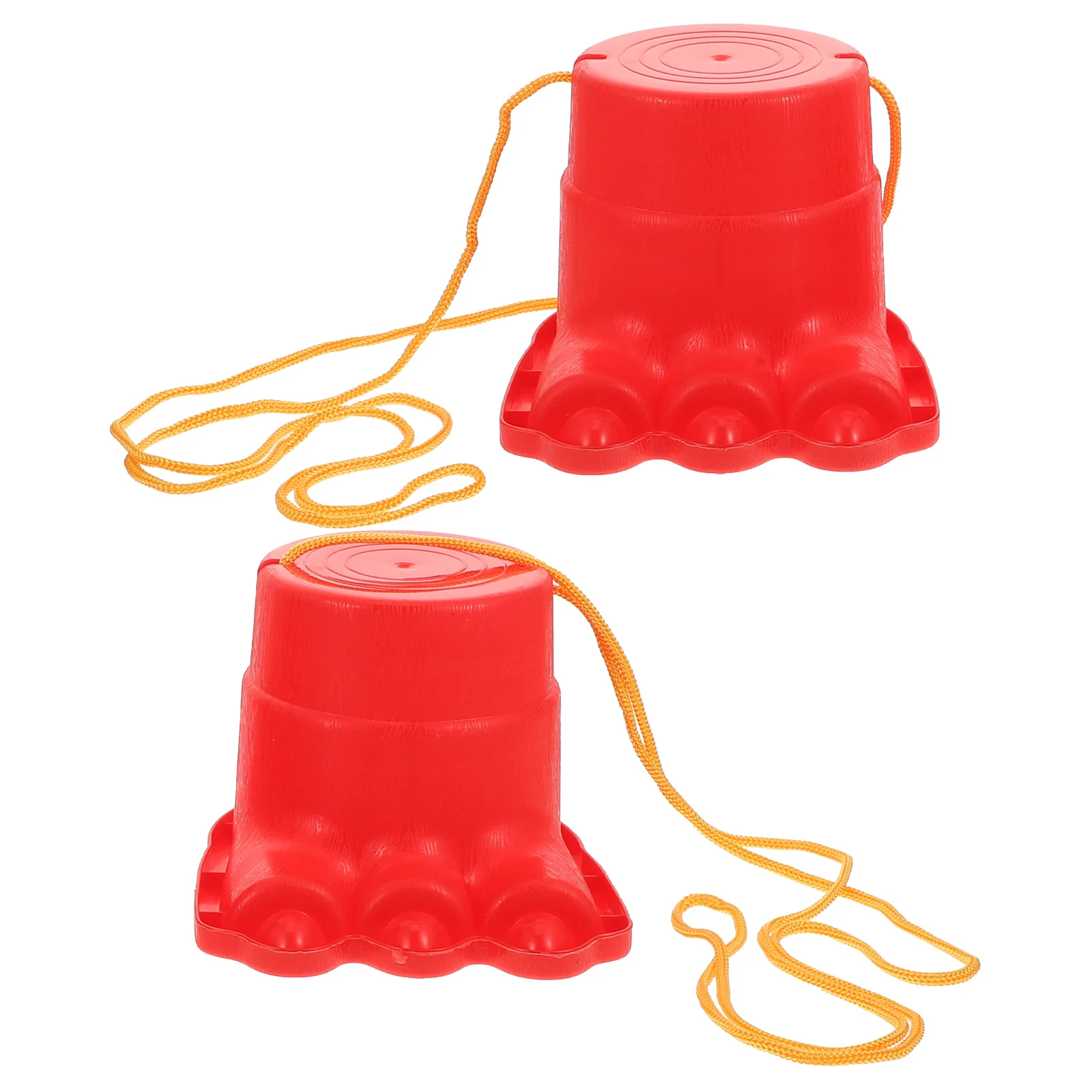 

2 Pcs Big Feet Stilts Toddler Toys Outdoor Gifts Game Props Creative Foot Jumping Abs Child Playset