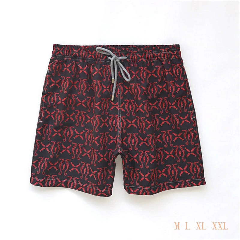 

2021 Mens EMBROIDERED HIPPOCAMPES Swinwear Fashion New Brand Luxury Board Shorts Fast Dry Boardshorts Summer Boxer Tropical