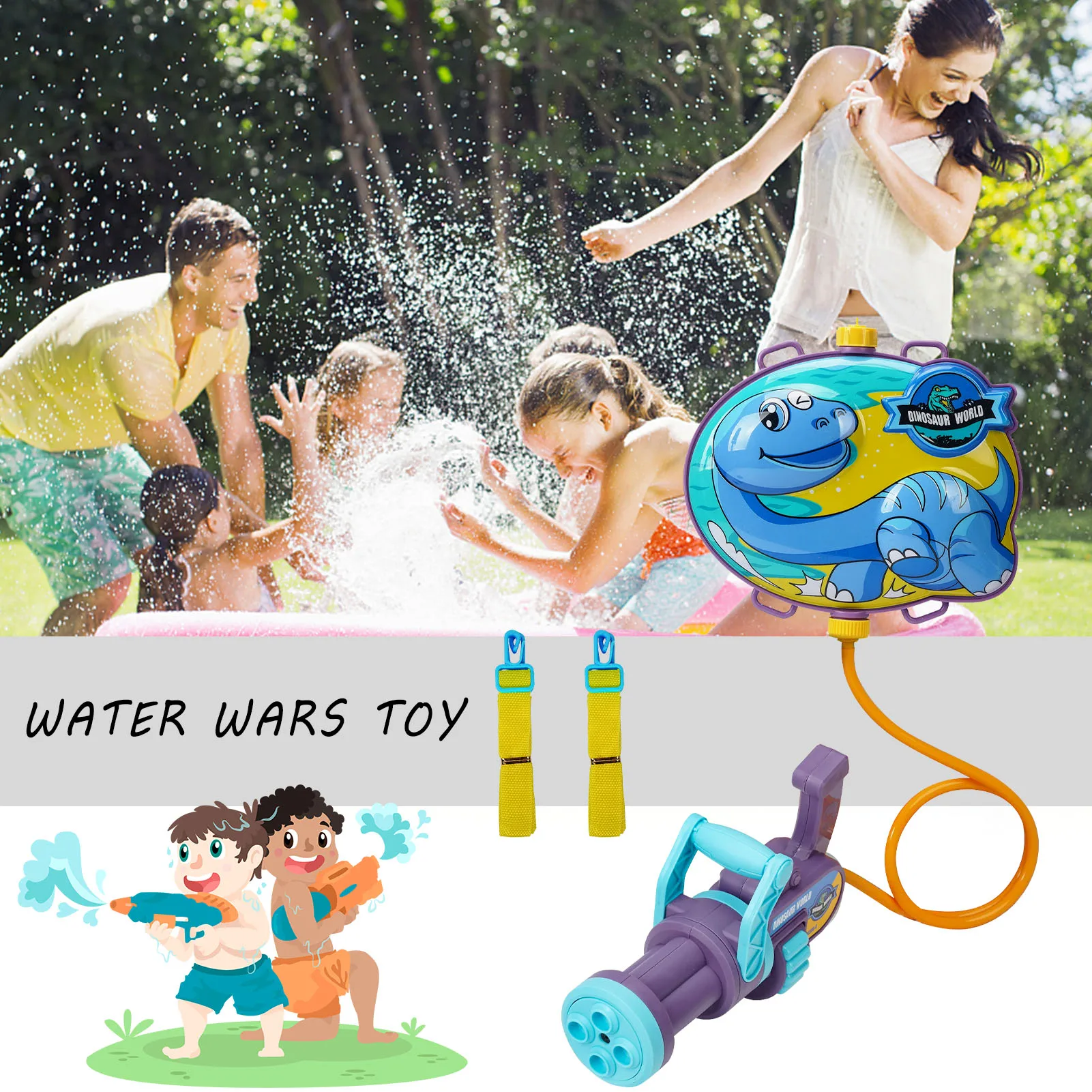 

Water Guns Backpack Water Guns Backpack Squirt Guns Water Blaster Gifts For 3 4 5 6 7 Year Old Boys Girls Swimming Pool Outdoor