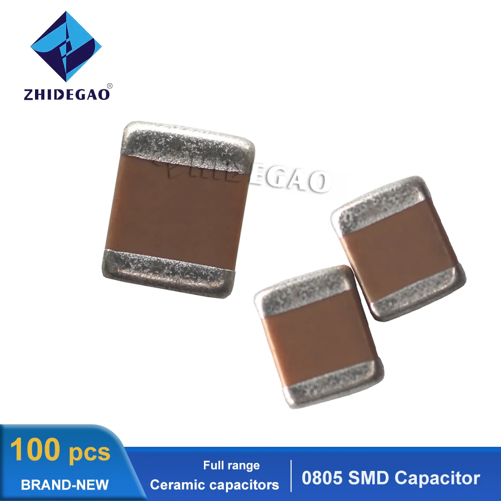 

100pcs 0805 smd capacitor ceramic 1PF-10UF 20PF 220PF 330PF 680PF 4.7NF 22NF 33NF 10NF 220NF 1UF 2.2UF 4.7UF 10UF capacitors