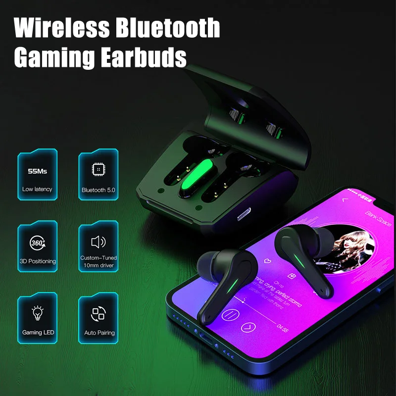 

TWS-наушники с поддержкой Bluetooth 5,0 и задержкой