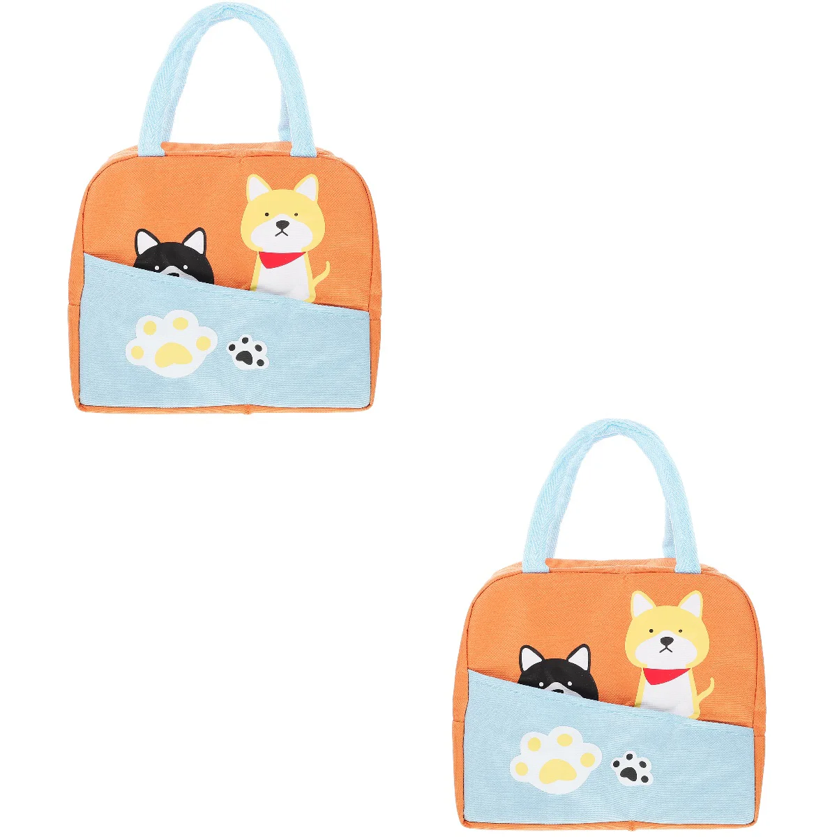 

2pcs Insulated Bento Bag Lunch Bag Washable Lunch Bag Portable Lunch Bag