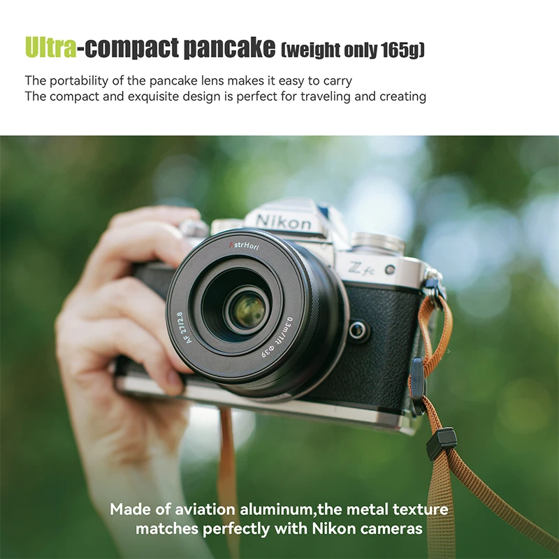 Объектив Astrhori AF 27 мм F2.8 с автофокусом APS-C Prime Lens