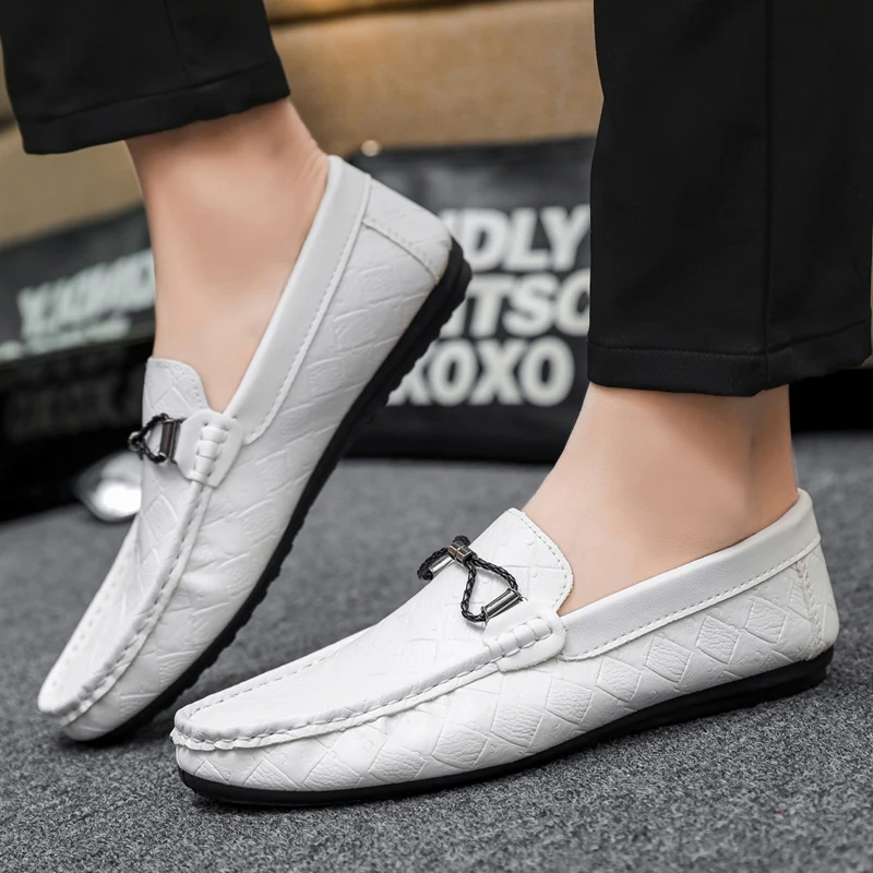 

Мужские кожаные лоферы, повседневная обувь для улицы, удобные мужские кроссовки, мягкие лоферы, мужская обувь