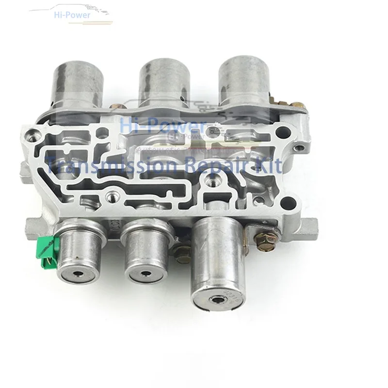 

Transmission Solenoid Block Control Unit Module Fit for Ford 4F27E and for Mazda FNR5 5 Speed Main Valve Bodies Silver