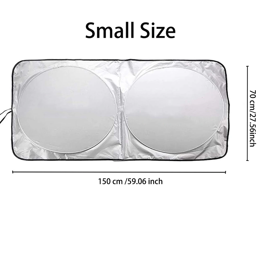 Автомобильное солнцезащитное покрытие для лобового стекла, размером 150х70 см, для водительского окна. Подходит для автомобилей Ford Toyota Jaguar Volvo Mazda Citroen Lexus KIA и других.